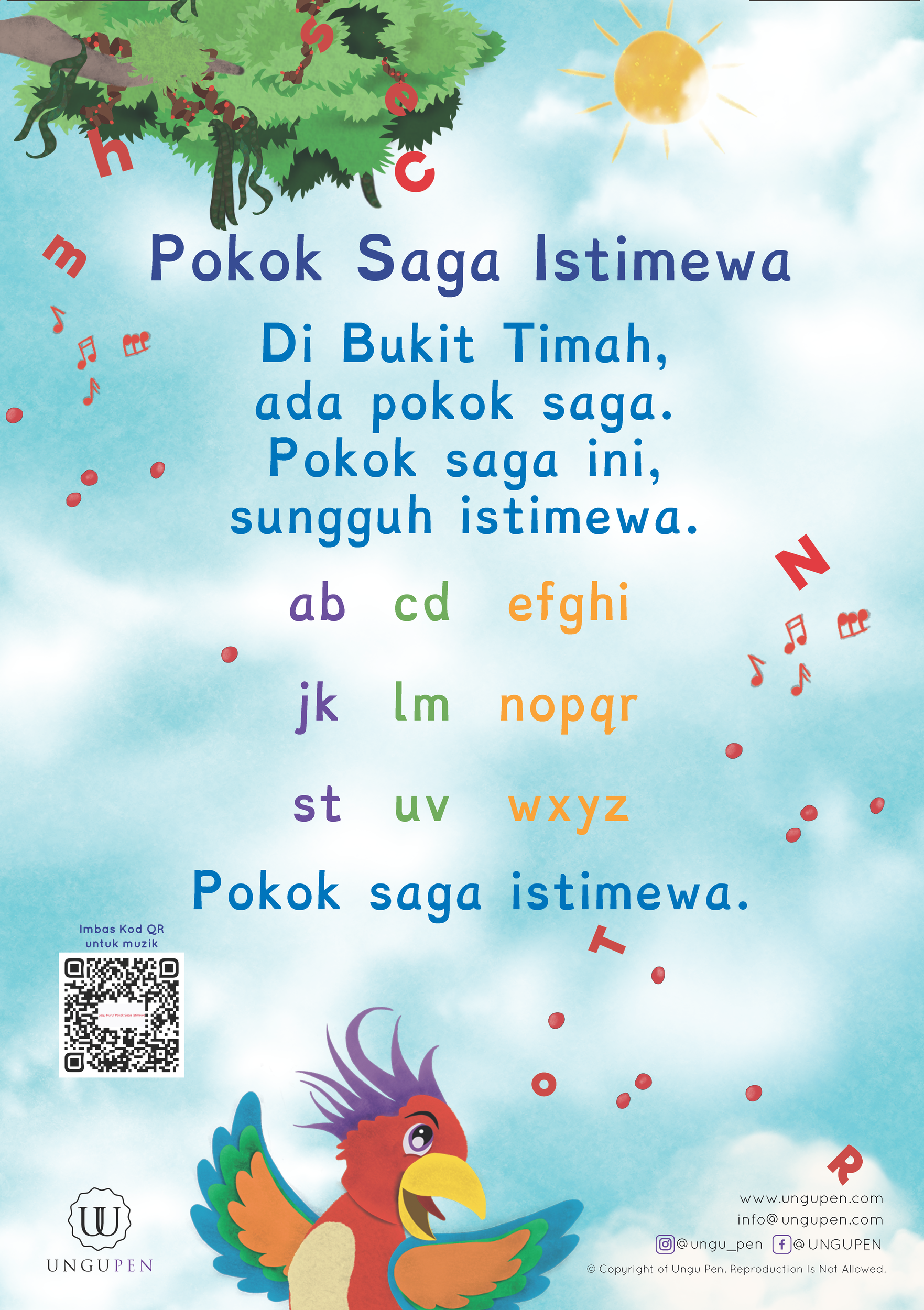 Lagu Huruf Pokok Saga Istimewa